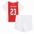 Camisola AFC Ajax Steven Berghuis 23 Criança Equipamento Primeiro 2021-2022 Manga Curta